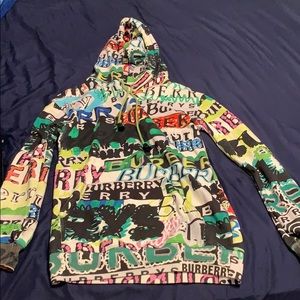 Burberry Graffiti hoodie small